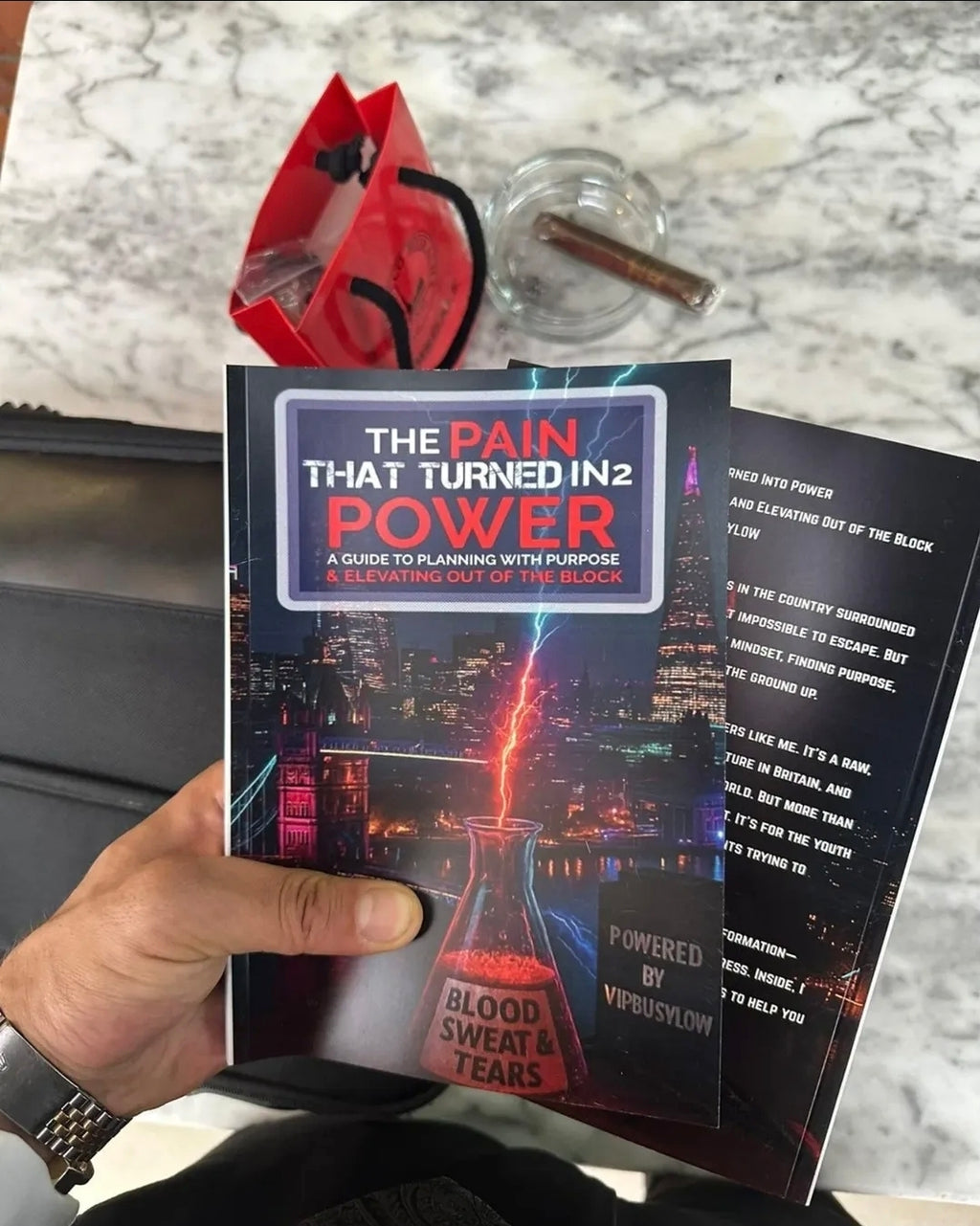 THE PAIN THAT TURNED IN2 POWER (PAPERBACK) INTERACTIVE SELF HELP BOOK FOR UK GANG CULTURE.